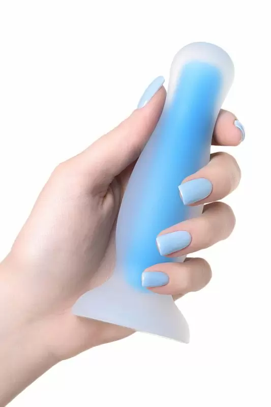 Анальная втулка светящаяся в темноте Beyond By Toyfa Namor Glow. Силикон, прозрачная, 12,5 см