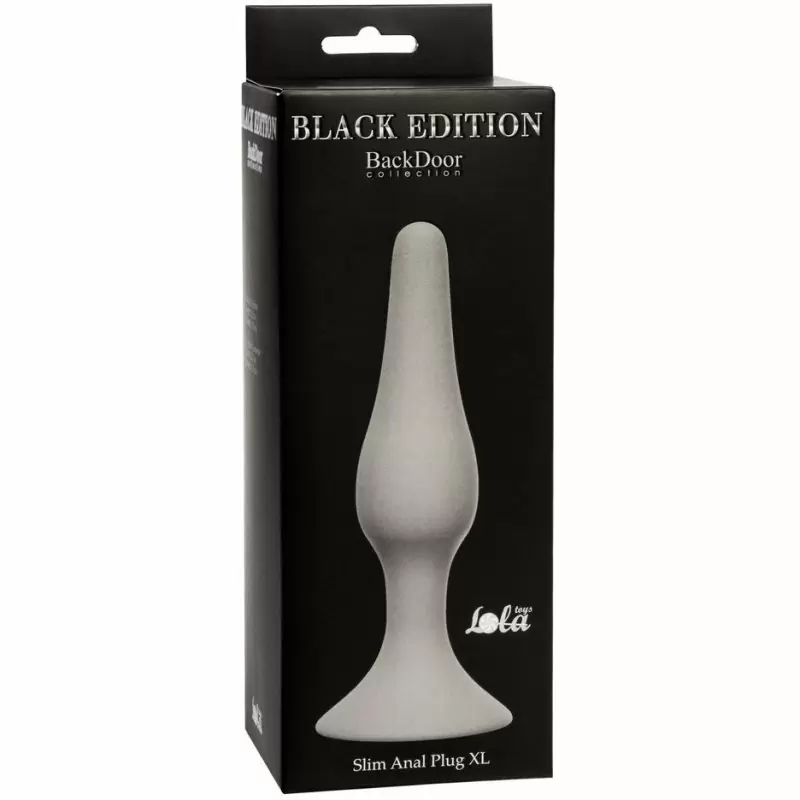 Анальная пробка Slim Anal Plug XL Grey 4204-03Lola