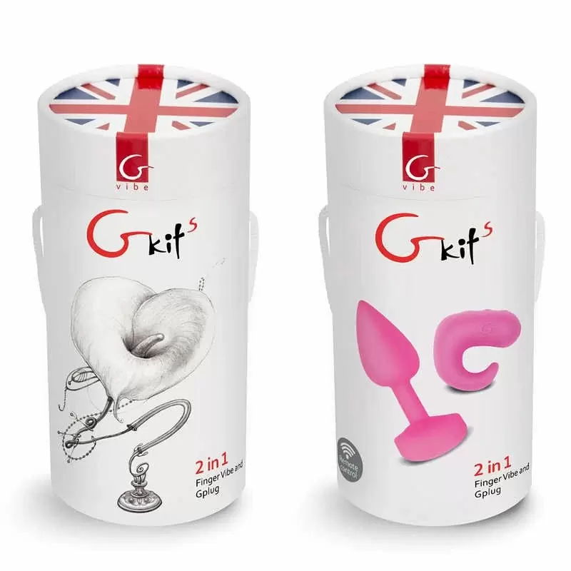 Анальная пробка Gkit - Sunny Raspberry