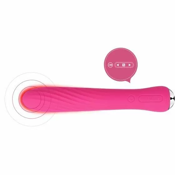 Вибратор с функцией нагрева «Anya Plum Red» от Svakom