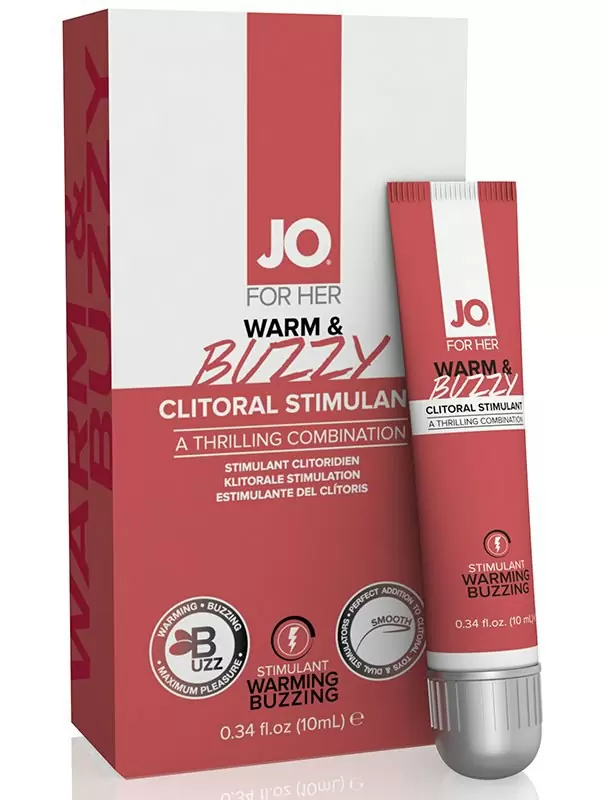 Клиторальный стимулирующий крем JO Warm & Buzzy – 10 мл
