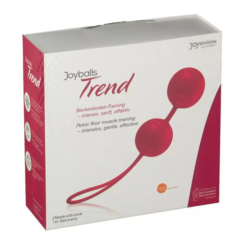 Вагинальные шарики Joyballs Trend со смещенным центром тяжести – красный