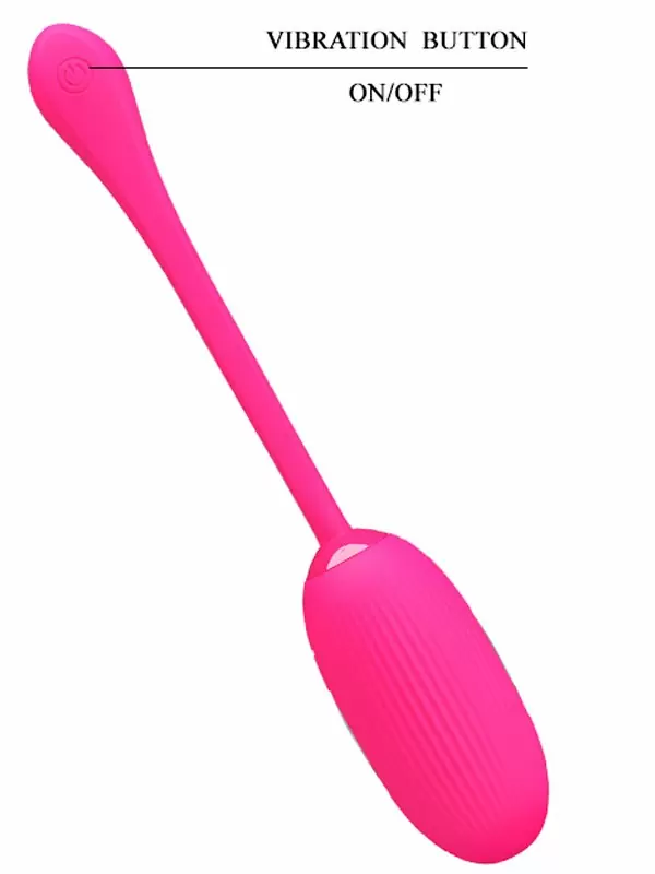 Интерактивное виброяйцо Pretty Love Doreen с электростимуляцией, управлением через приложение, 19 см, силикон, фуксия