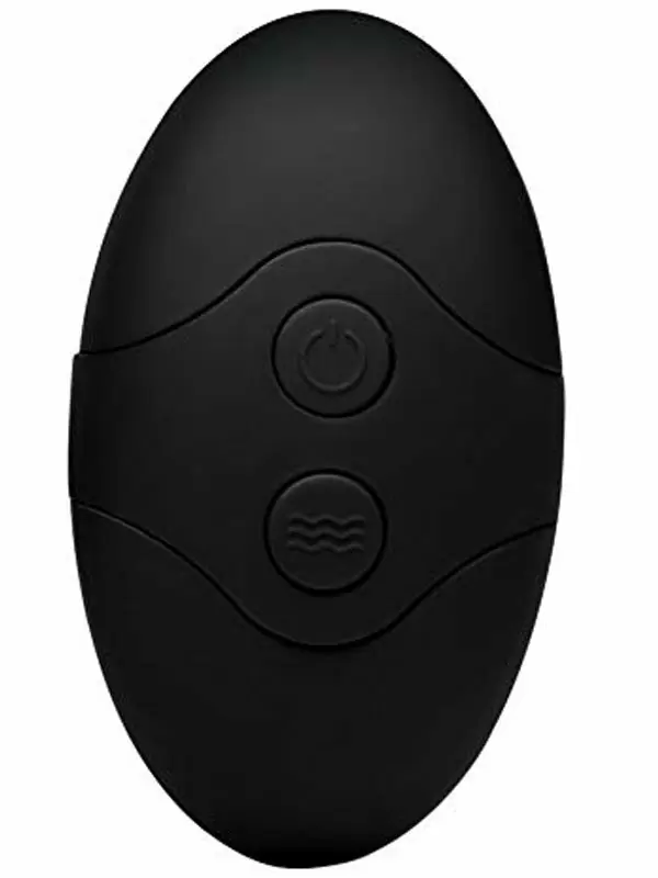 Анальная пробка Kinetic Thumping, с функцией толчков, 13,3 см, 4 режима, черный