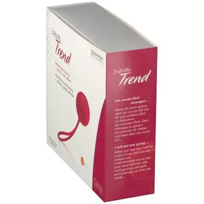 Вагинальный шарик Joyballs Trend со смещенным центром тяжести – красный