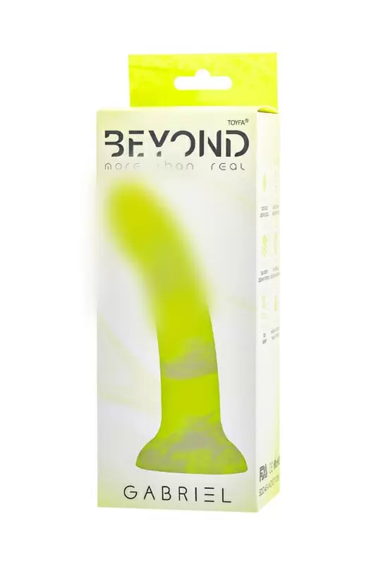 ФАЛЛОИМИТАТОР BEYOND BY TOYFA, GABRIEL, СИЛИКОН, ЖЕЛТЫЙ, 18 СМ