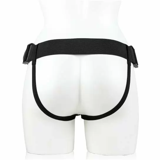 Мощный вибрострапон-фаллопротез Shots toys, с проводным пультом, 23 см, ПВХ , черный 