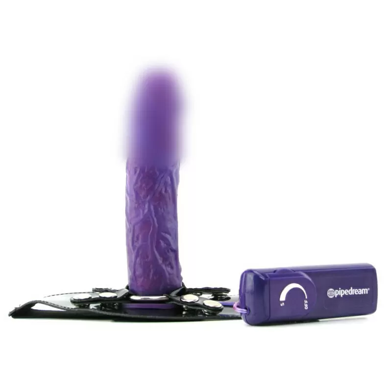 Страпон на ногу с вибрирующим фаллосом Vibrating Thigh Strap On