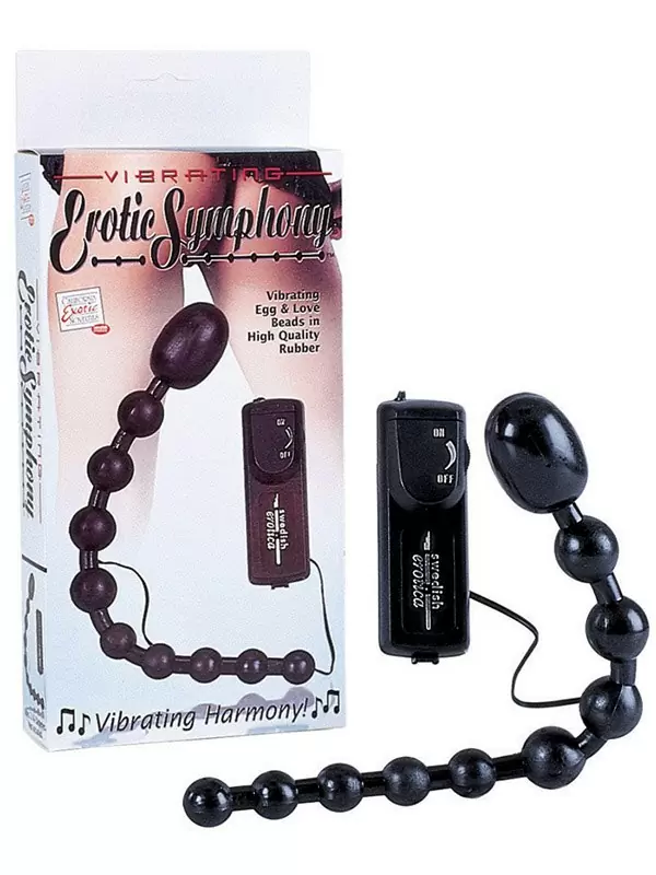 Анальная цепочка с вибрацией Erotic Symphony