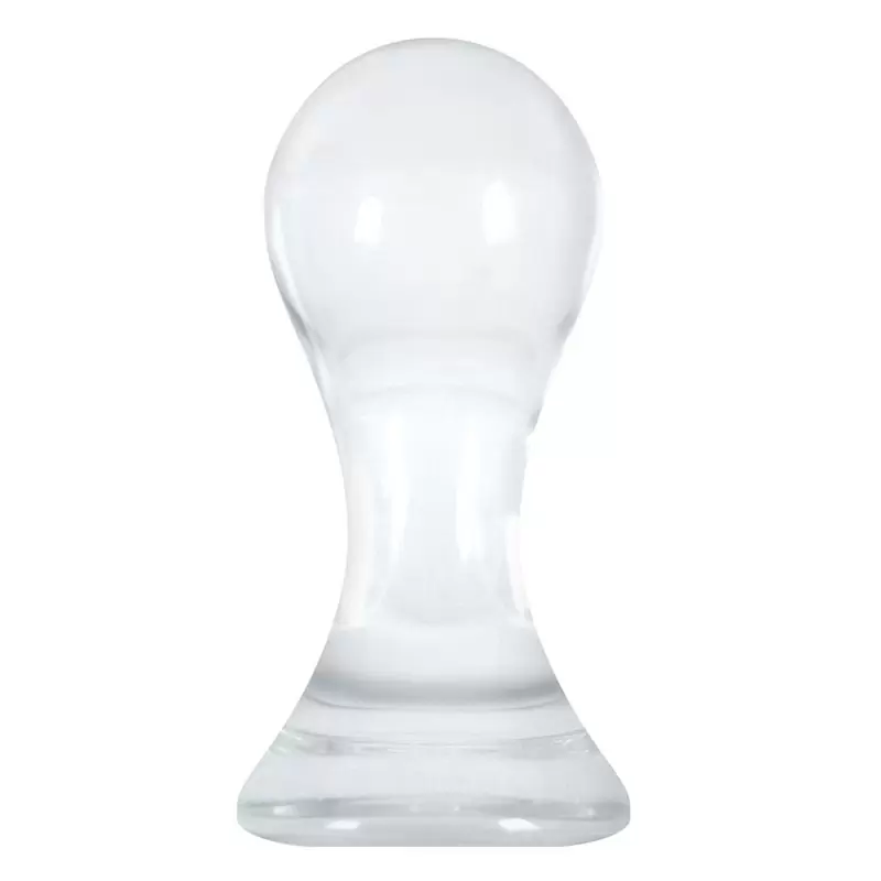 Анальный стимулятор Crystal Pops Small из стекла – прозрачный