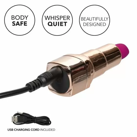 Вибропуля в форме губной помады Hide & Play Rechargeable Lipstick (фиолетовая)