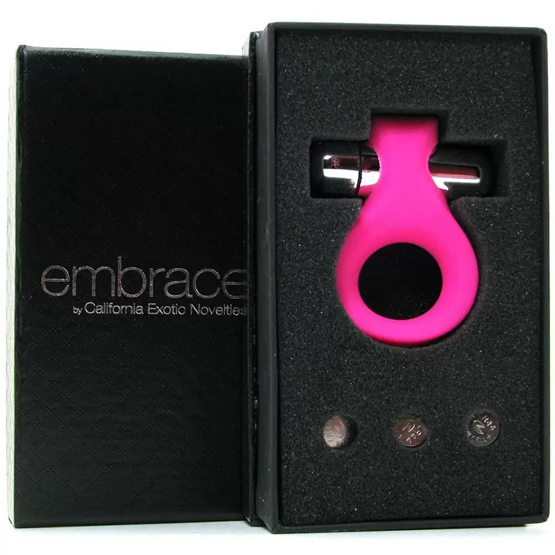 Вибро-кольцо Embrace Lover’s Ring – розовое