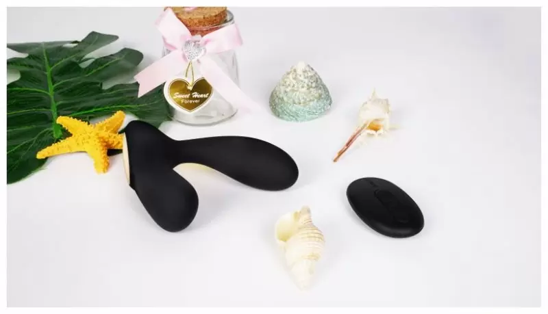 Vick Black Массажер простаты с вибрацией и ДУ