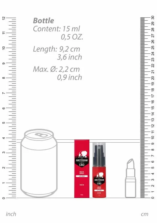 Спрей-пролонгатор CBD from Amsterdam - 15 ml