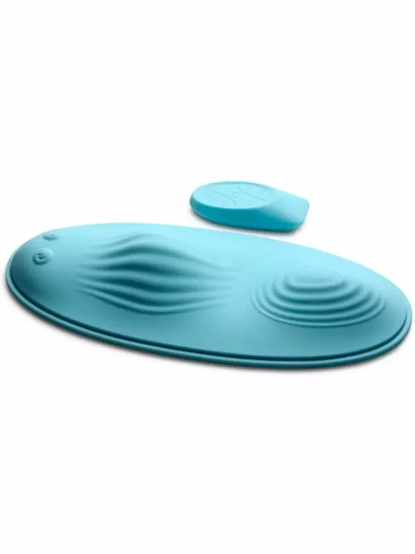 Компактная подушка-вибратор EDC Wave Slider, 24,1 см, 7 режимов, два бугорка, с пультом Д/У