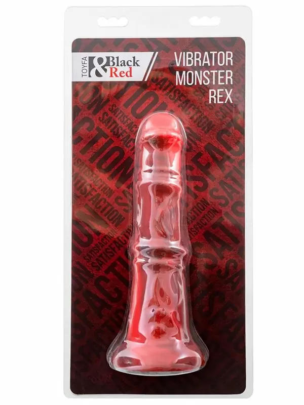 Необычный фаллоимитатор TOYFA Monster Rex, 24,5 см,8 режимов, силикон
