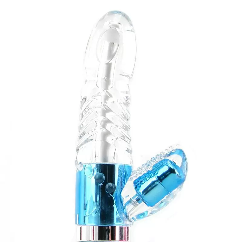 Хай-тек вибромассажер Precious Metal Jewels The Princess перезаряжаемый – голубой