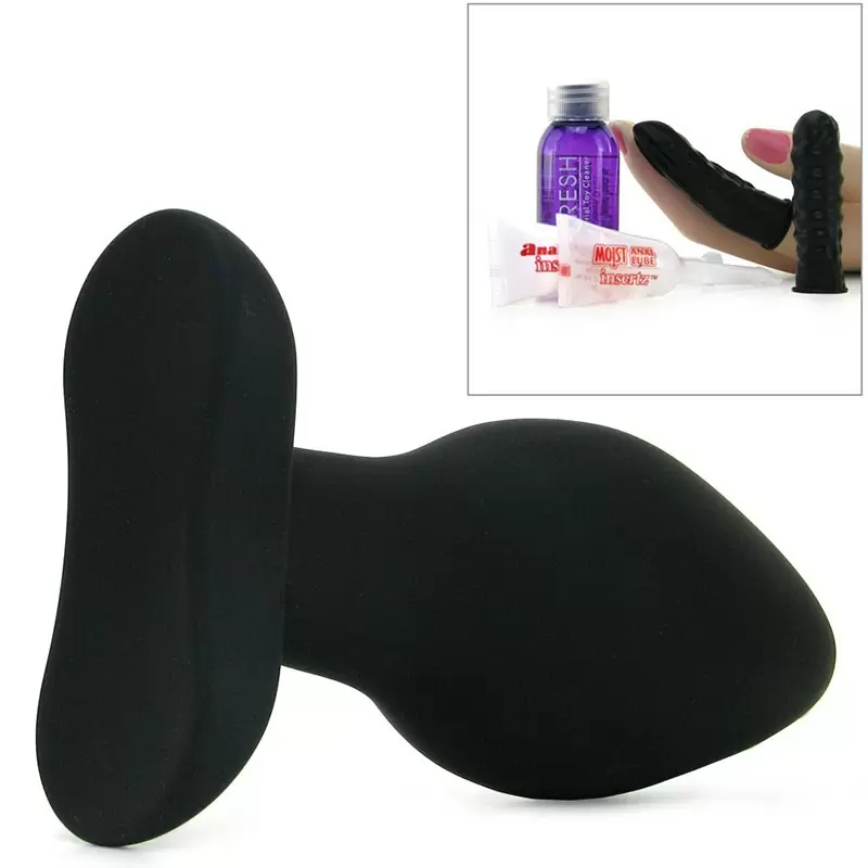 Анальная пробка Large Silicone Plug - 5