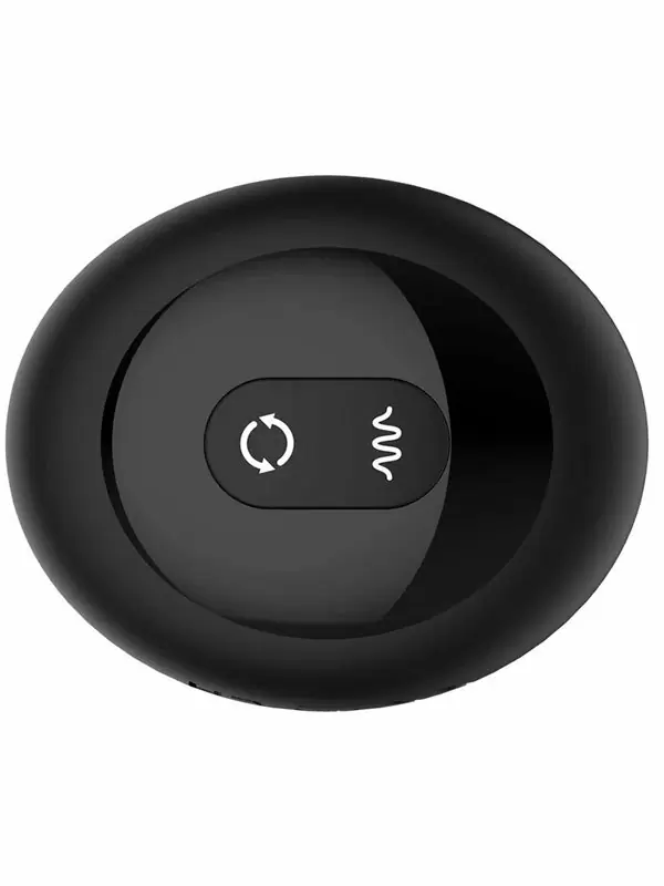 Средняя анальная вибровтулка Nexus Tornado Medium с функцией вращения, 8,7 см, размер M, черная | Он и Она 18+