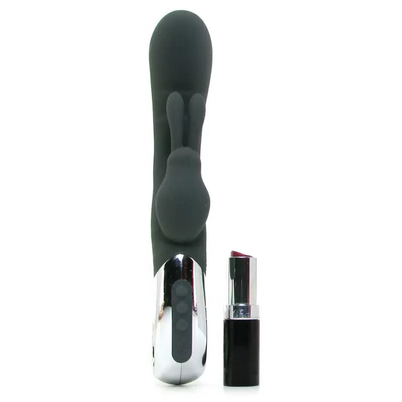 Вибромассажер Хай-Тек Embrace Bunny Wand – серый