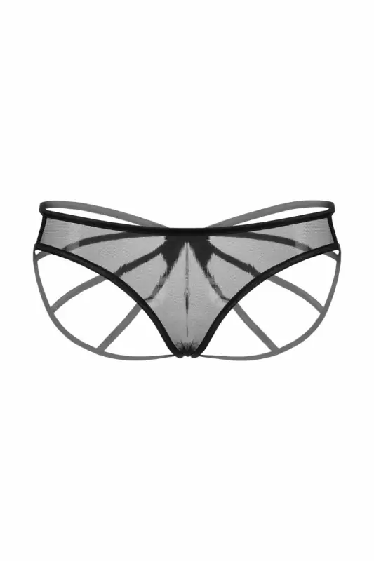 ТРУСИКИ- БАБОЧКА SOFTLINE COLLECTION, ЧЕРНЫЙ, S/L