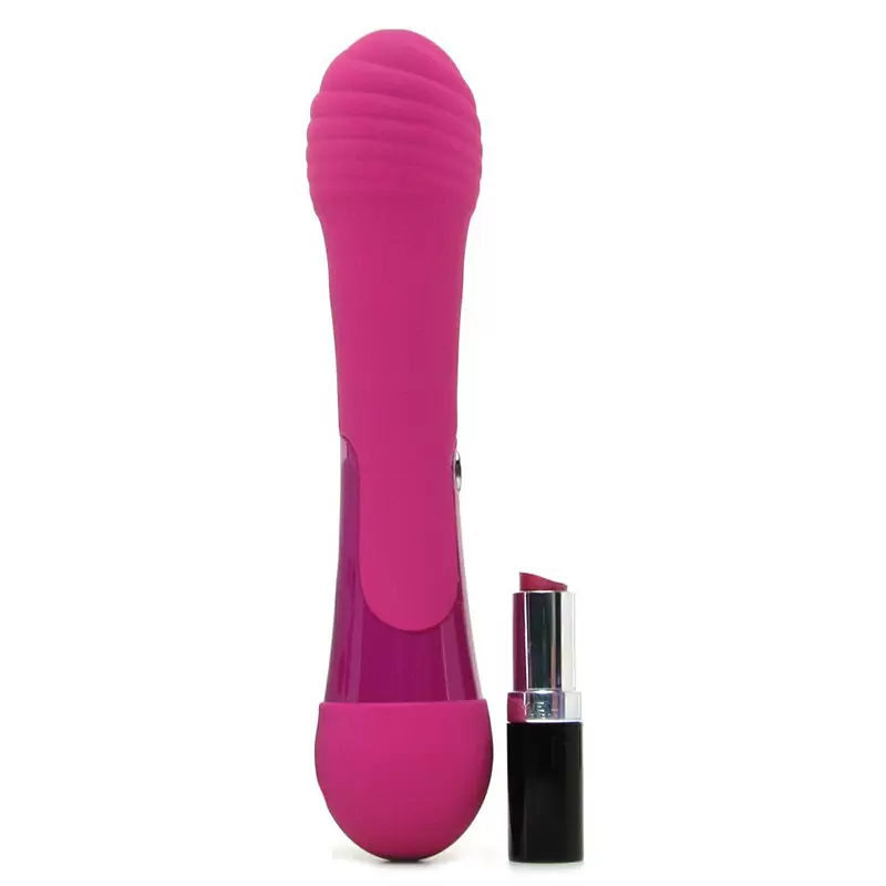 Вибромассажер рельефный Virgo – розовый