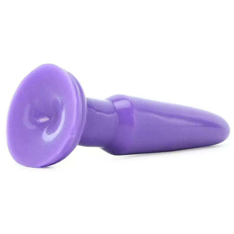 Яркая анальная пробка Neon Butt Plug – фиолетовый