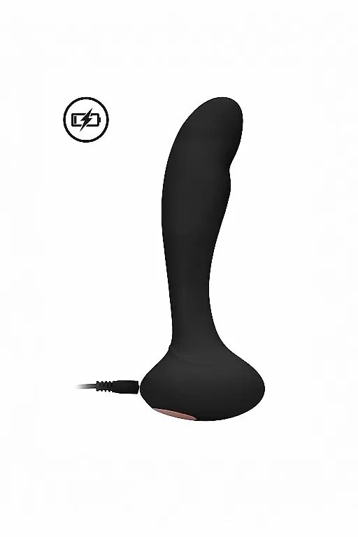 Вибромассажер для точки G или простаты Finesse (черный)