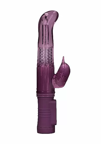 ВИБРАТОР КРОЛИК ROTATING DOLPHIN - фиолетовый