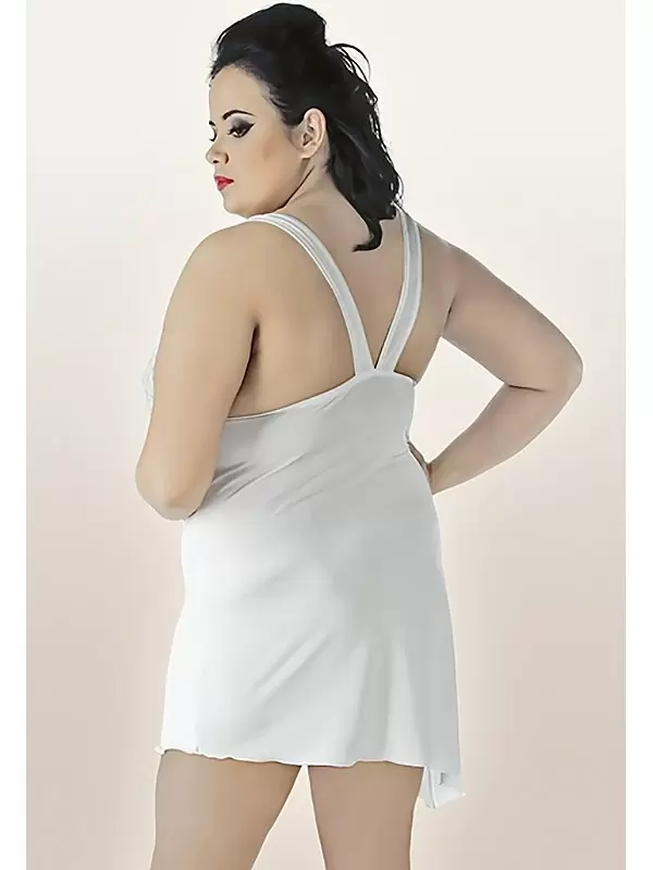 Элегантная белая сорочка Andalea – XXXL