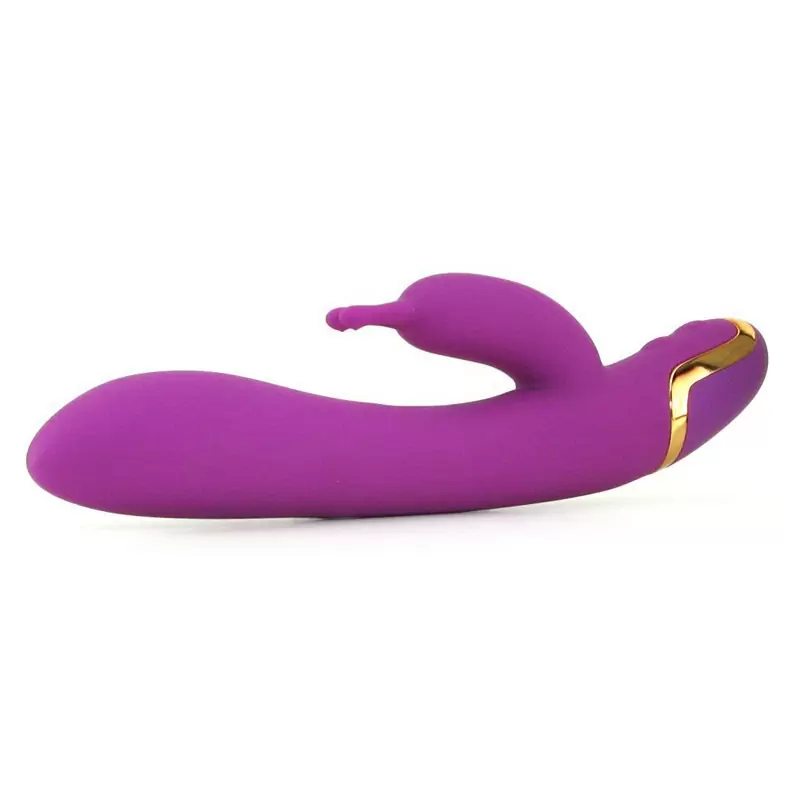 Вибромассажер со стимуляцией клитора Entice Isabella – малиновый