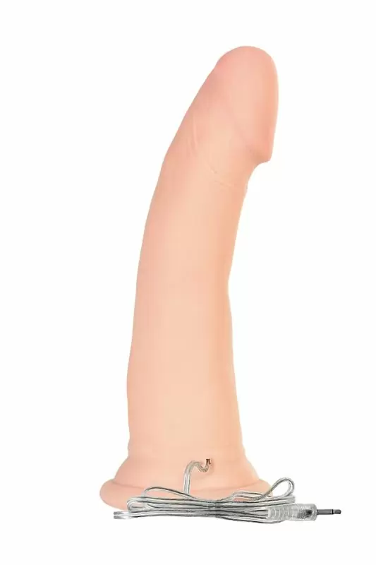 Ротационный реалистичный вибромассажёр на присоске TOYFA RealStick Elite – телесный 