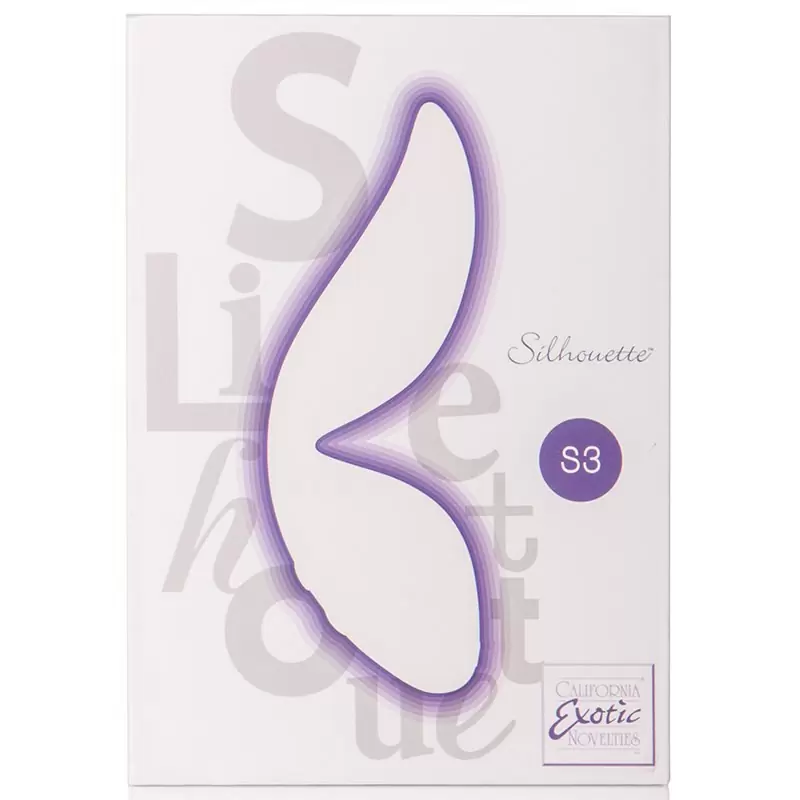 Вибромассажер Silhouette S3 перезаряжаемый – фиолетовый