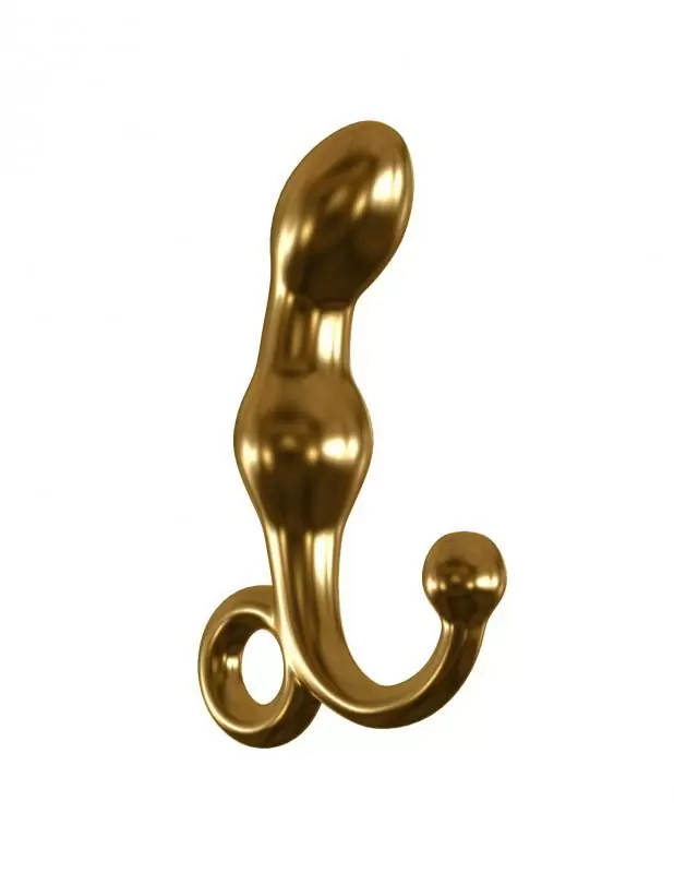 Анальный стимулятор Icicles Gold Edition G08 с вибрацией – золотой