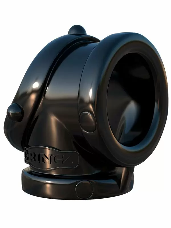 Эрекционное кольцо Pipedream Rock Hard Cock Pipe, с подхватом мошонки, ТПР, 3,3 см