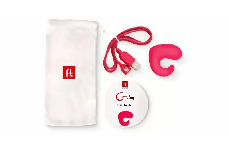 Мини-вибратор на палец Gring - розовый