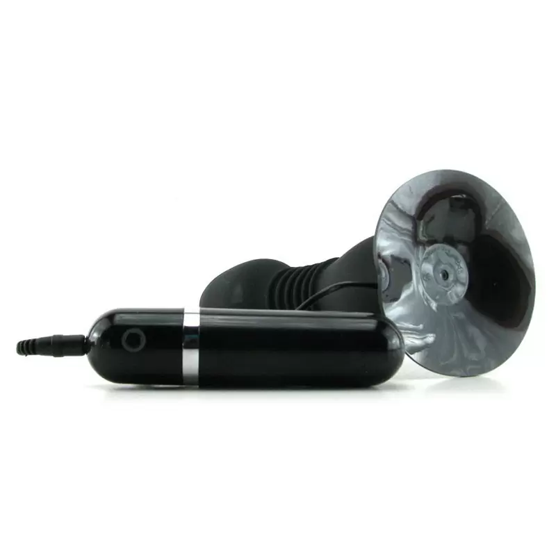 Гибкая анальная пробка с вибрацией COLT Easy Flex Glider – черная