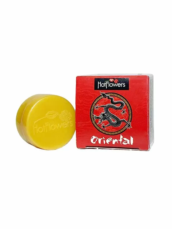 Возбуждающий крем Hot Flowers Oriental с охлаждающе-разогревающим эффектом, наружное применение, 4 грамма