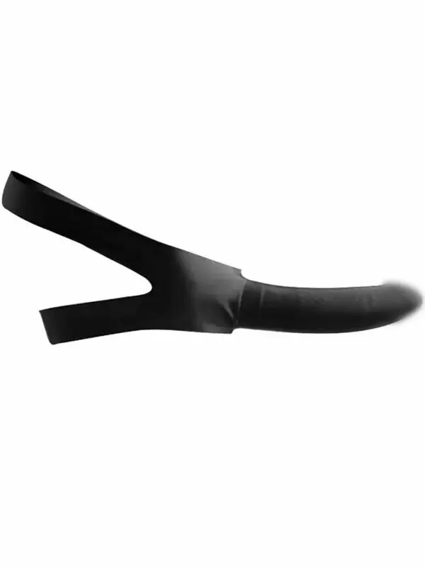 Реалистичный кляп-фалос Face Fuk, 14 см, силикон, черный