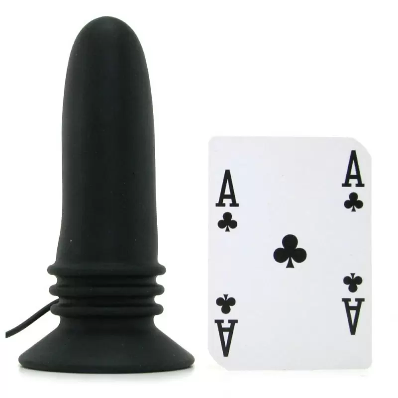 Вибростимулятор на присоске с пультом управления Adonis – черный