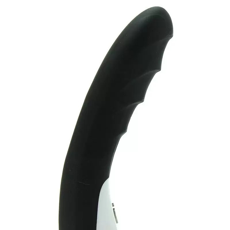 Вибромассажер с электростимуляцией Sizzling Simon рельефный – черный