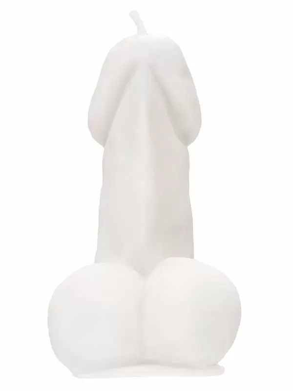 Оригинальная свеча Pecado BDSM «Пенис средний», 8,5 см, белая