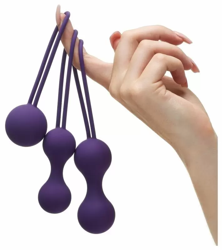 Набор вагинальных шариков So Divine Kegel training set. Фиолетовый