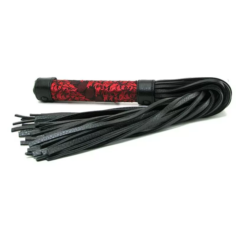Плетка Scandal Flogger с ручкой в атласе