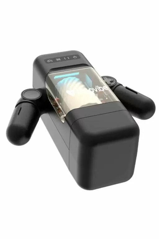 Инновационный робот-мастурбатор Game Cup, черный, Amovibe