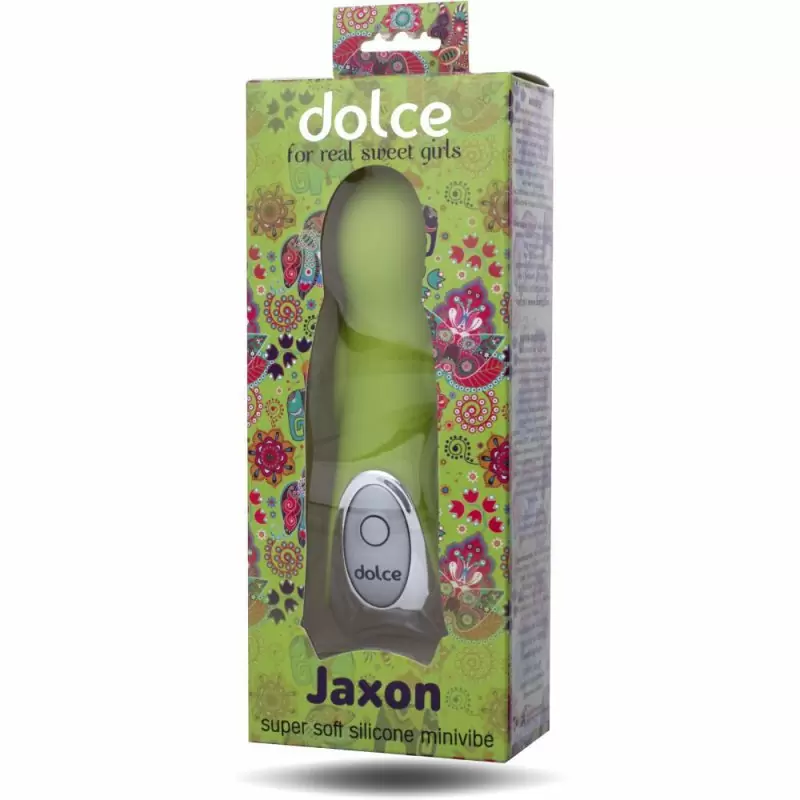 Мультифункциональный мини вибратор Dolce Jaxon – зеленый