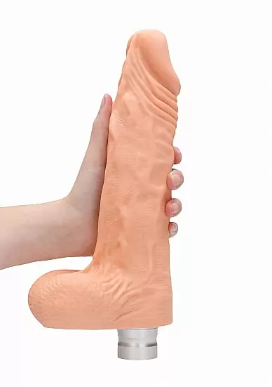 Фаллоимитатор с вибрацией Vibrating Dildo With Balls - 25 см.