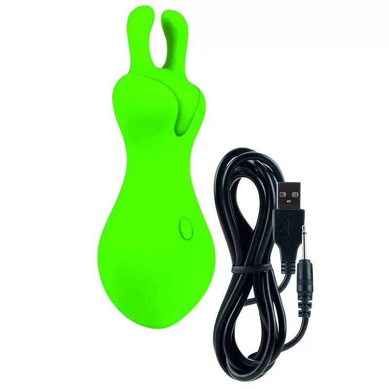 Перезаряжаемый мини-вибромассажер Lust by Jopen L1 – зеленый