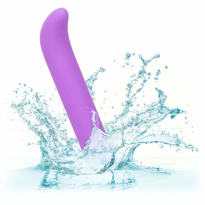 Изогнутый вибратор Bliss Liquid Silicone Mini G Vibe, 10,75 см, силикон, фиолетовый 