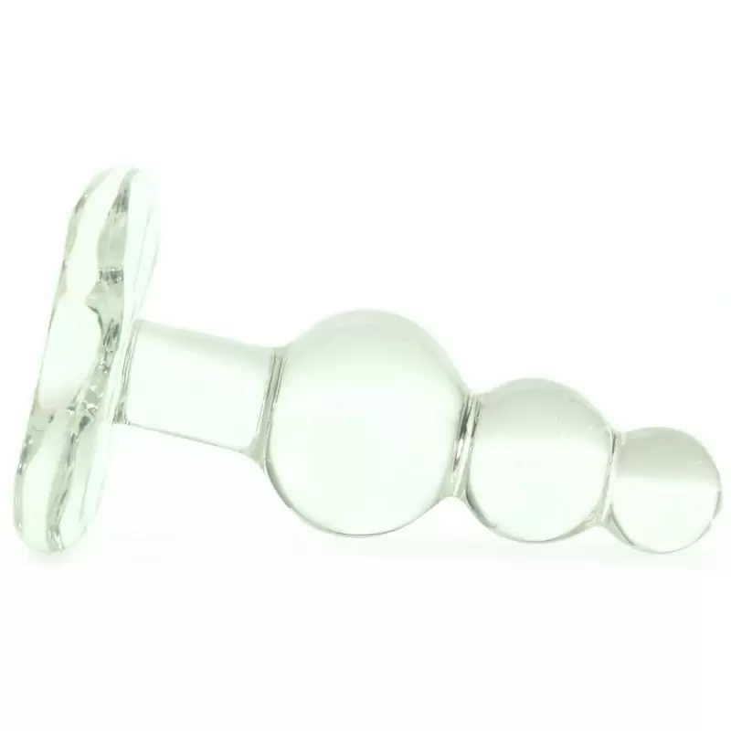 Анальная елочка Icicles No. 47 из стекла – прозрачный